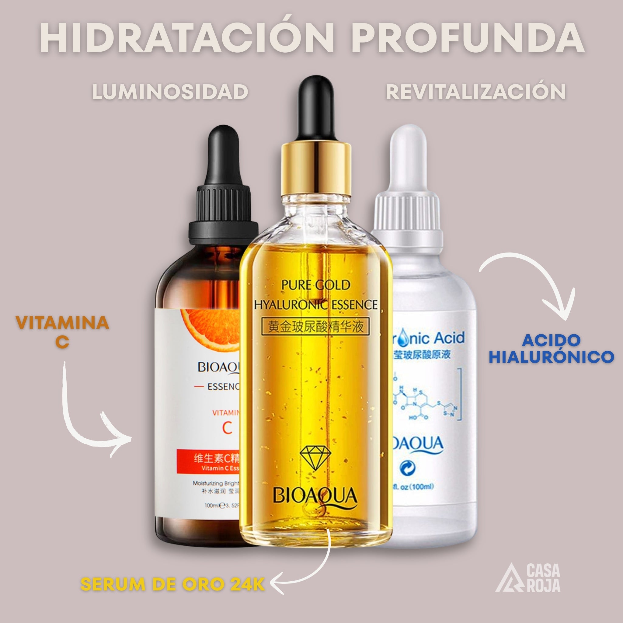 RUTINA BIOAQUA™ | HIDRATACIÓN PROFUNDA, FIRMEZA Y LUMINOSIDAD